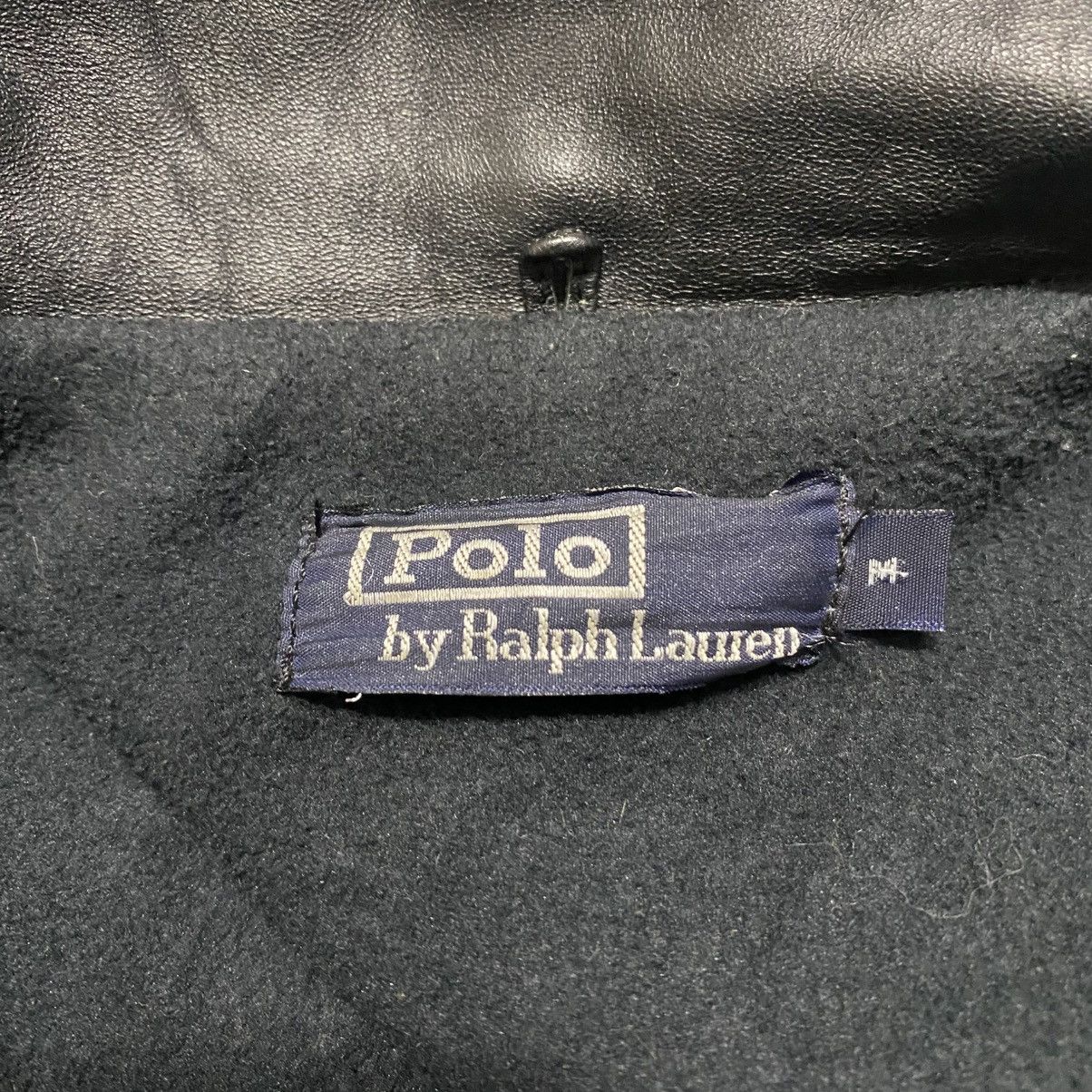 Polo Ralph Lauren Vintage Polo Ralph Lauren Black Leather Jacket Oversized Size US M / EU 48-50 / 2 - 18 Thumbnail