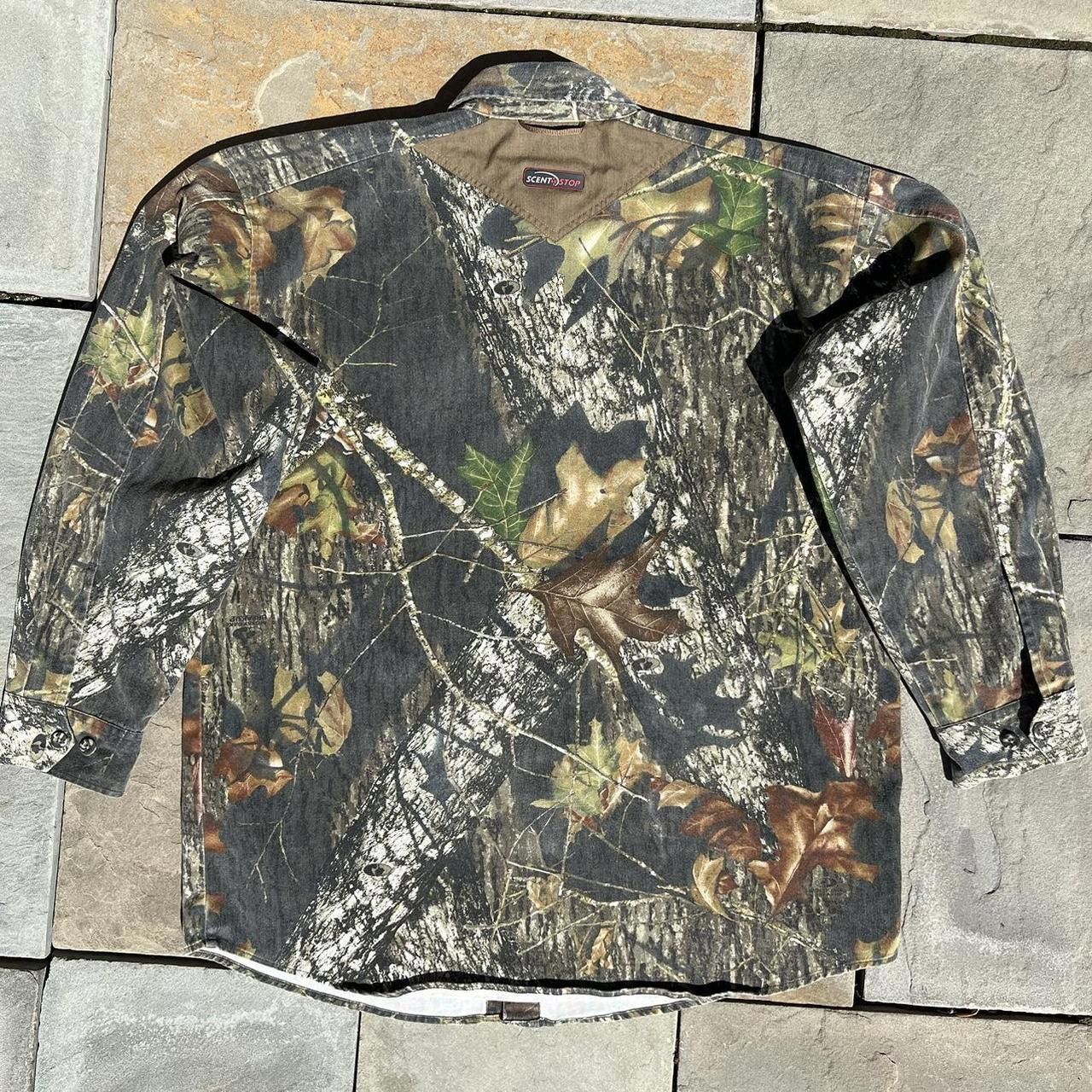 Russell Athletic Woodland Camo Utility Shirt Jacket Size US XL / EU 56 / 4 - 2 Thumbnail