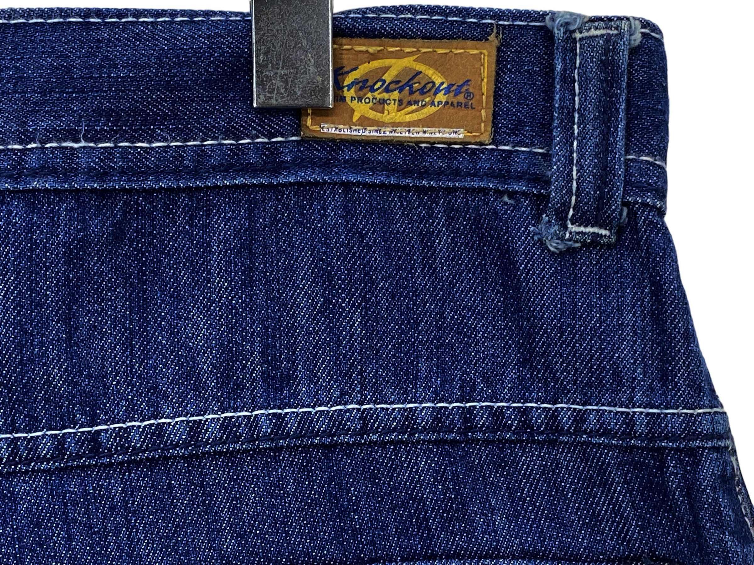 Japanese Brand Knockouts Baggy Denim Jeans Size US 38 / EU 54 - 7 Thumbnail