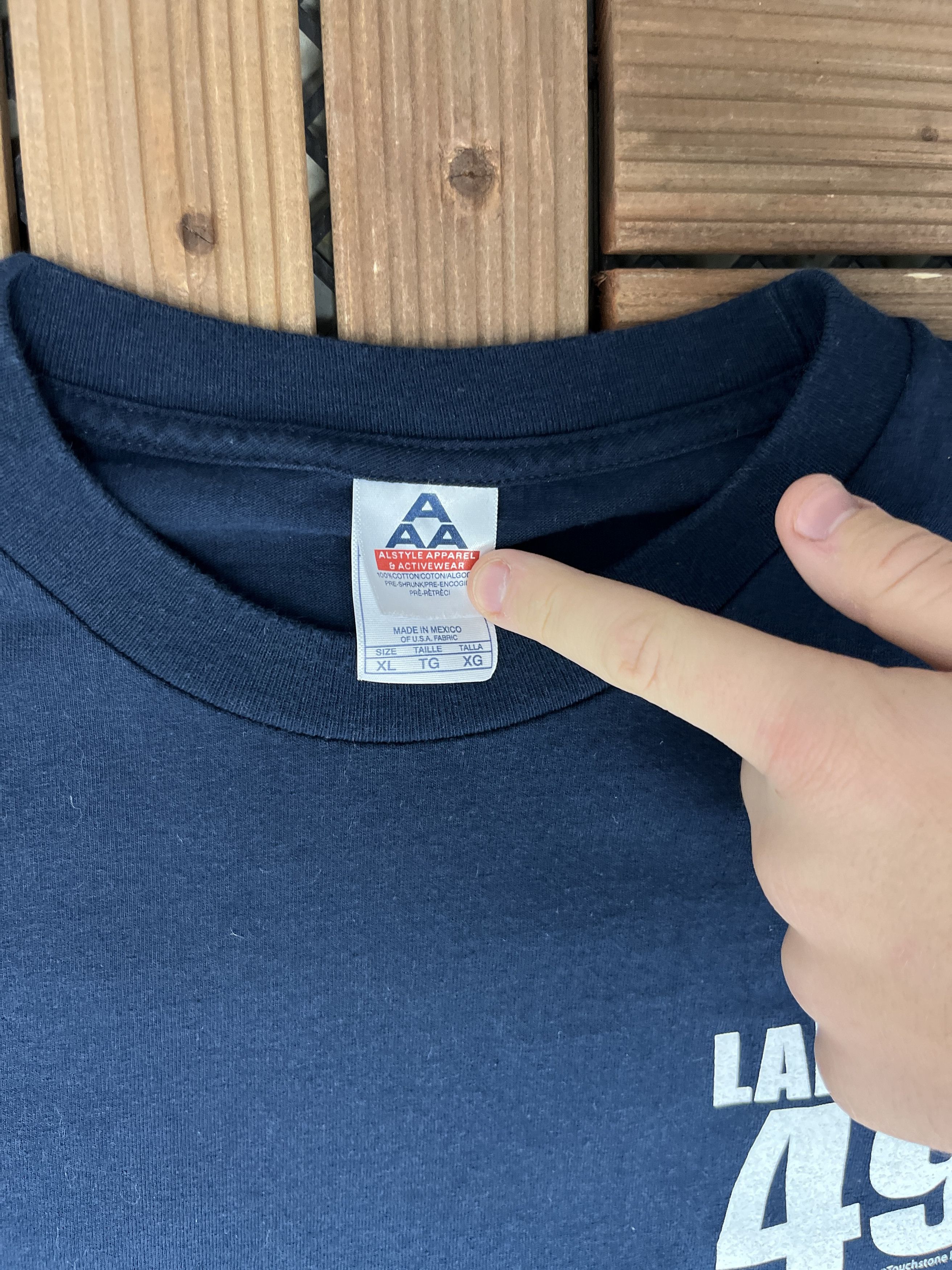 Vintage Baltimore City Fire Department Ladder 49 Vintage Blue Tee Size US XL / EU 56 / 4 - 6 Thumbnail