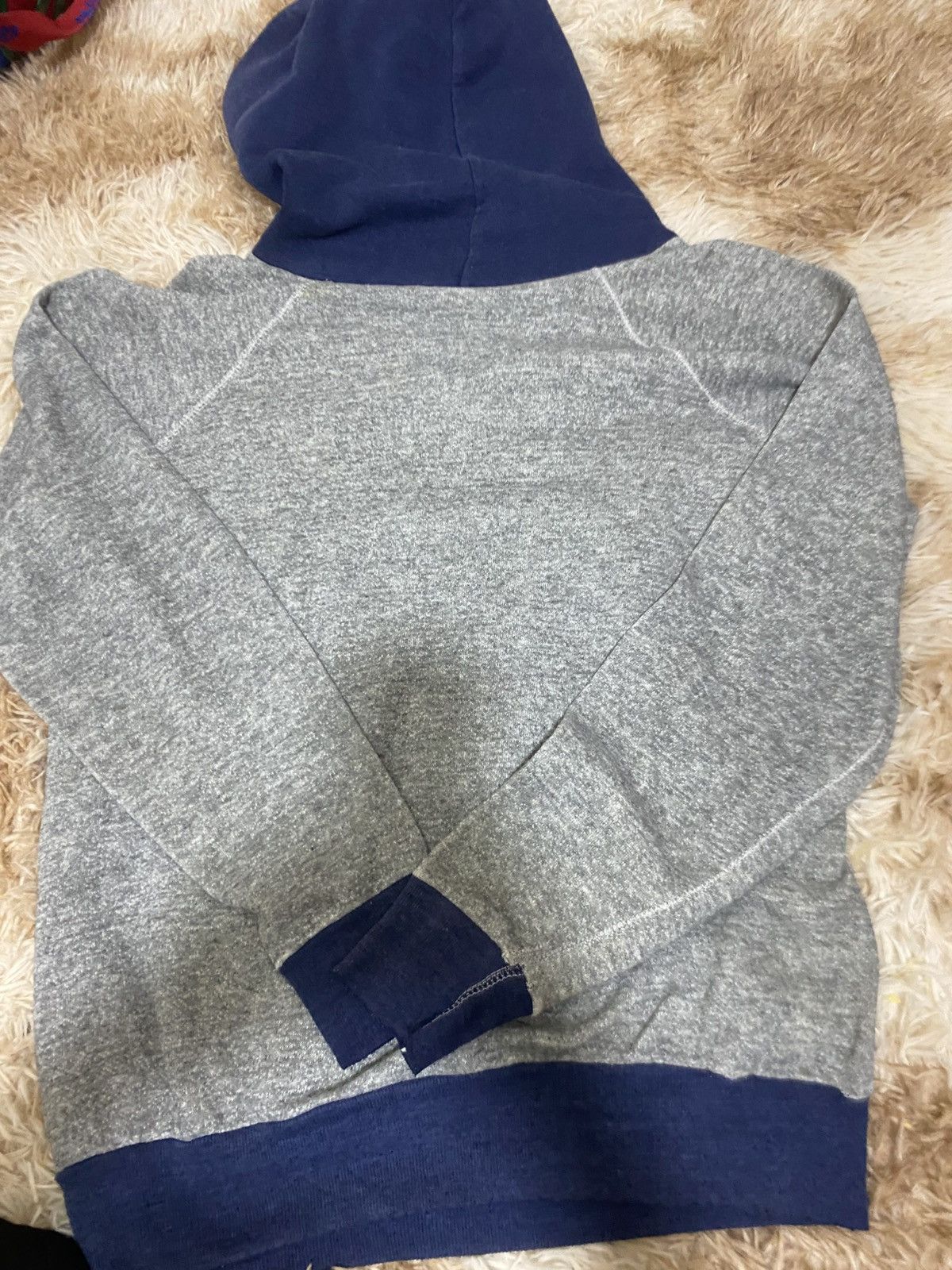 Vintage Adidas Trefoil Raglan Hoodie Made in USA 80s 90s