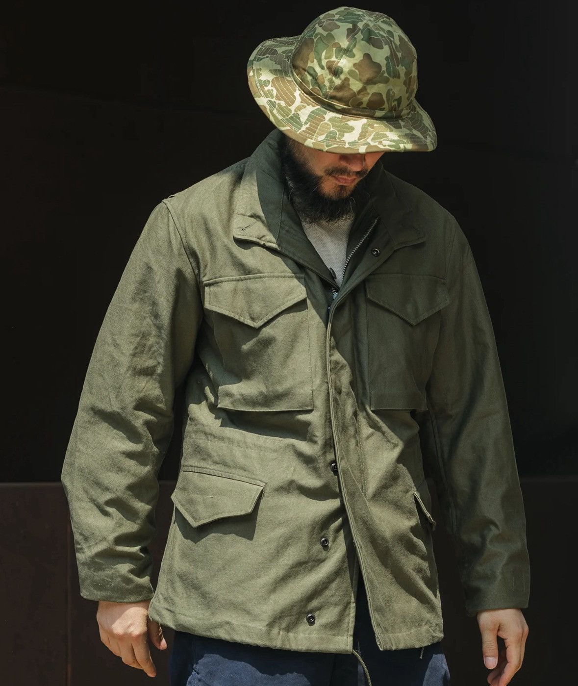 Bronson MFG. CO. US Army 1st Model M-65 Field Jacket(olive) Size US M / EU 48-50 / 2 - 3 Thumbnail