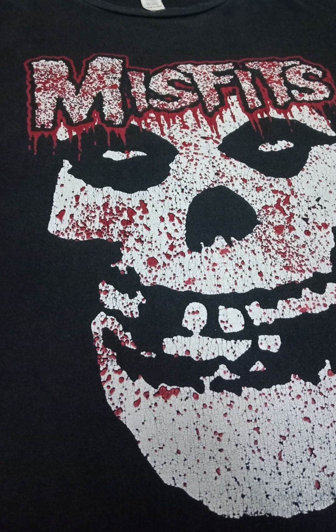 Band Tees × Misfits Misfits Blood Splatter Skull T-shirt Size US L / EU 52-54 / 3 - 6 Thumbnail