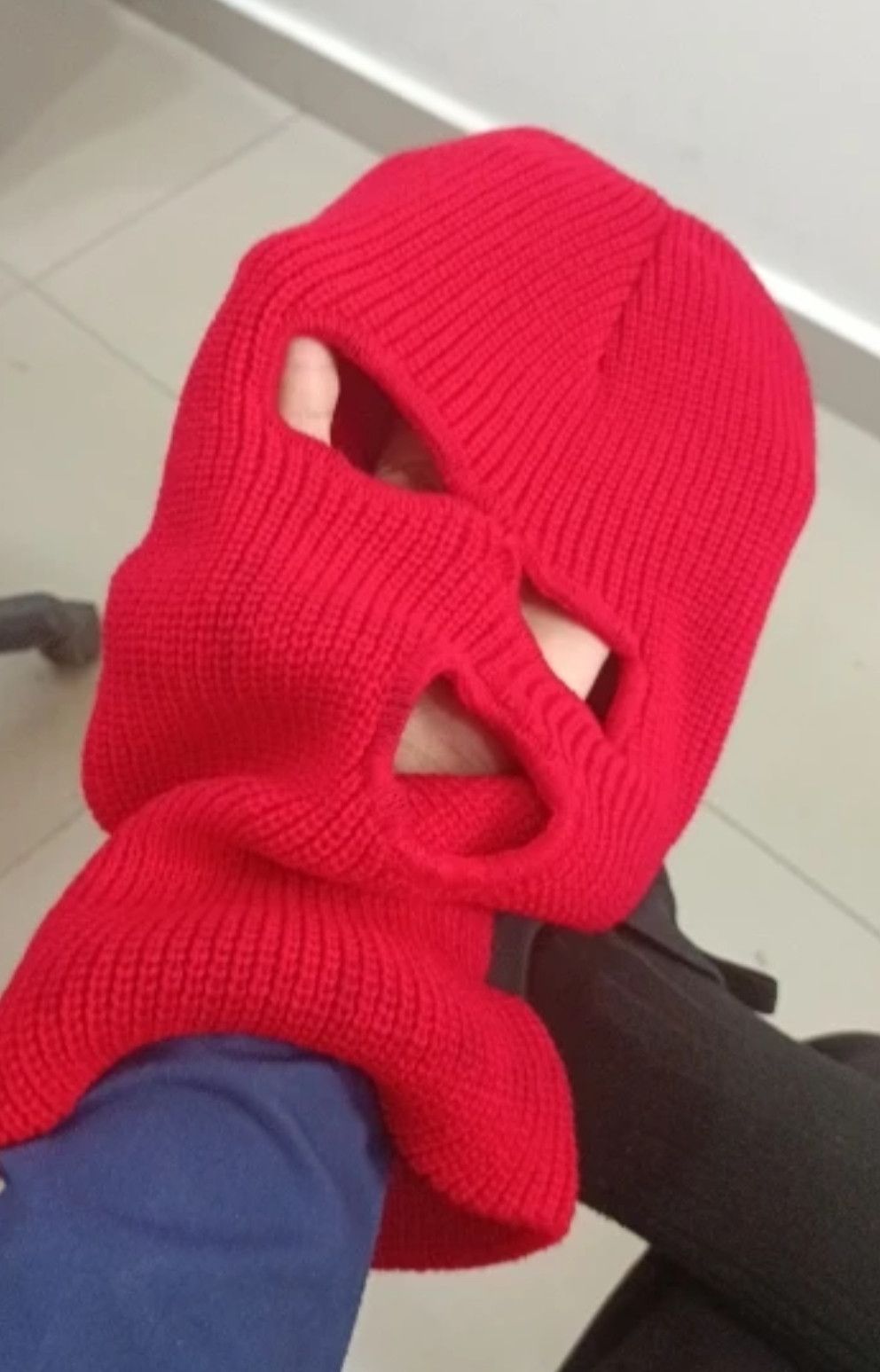 Japanese Brand Windproof Full Face Knit Warm Balaclava Size ONE SIZE - 1 Thumbnail