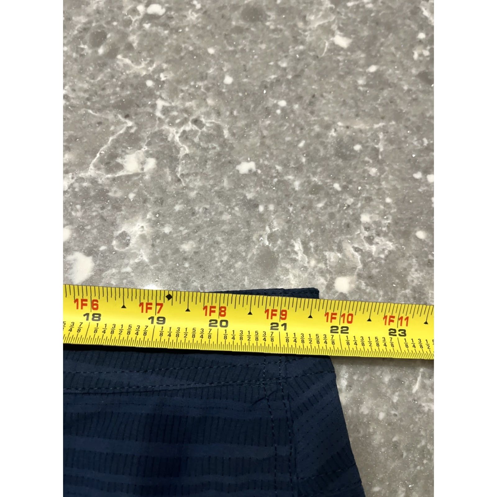 Born Kuhl Men 42 Blue Stripe 8" Inseam Shorts Chino Regular Fit Cargo Pockets Zip Back Pocket Born in the Mountains Vintage: No Size US 42 / EU 58 - 4 Thumbnail