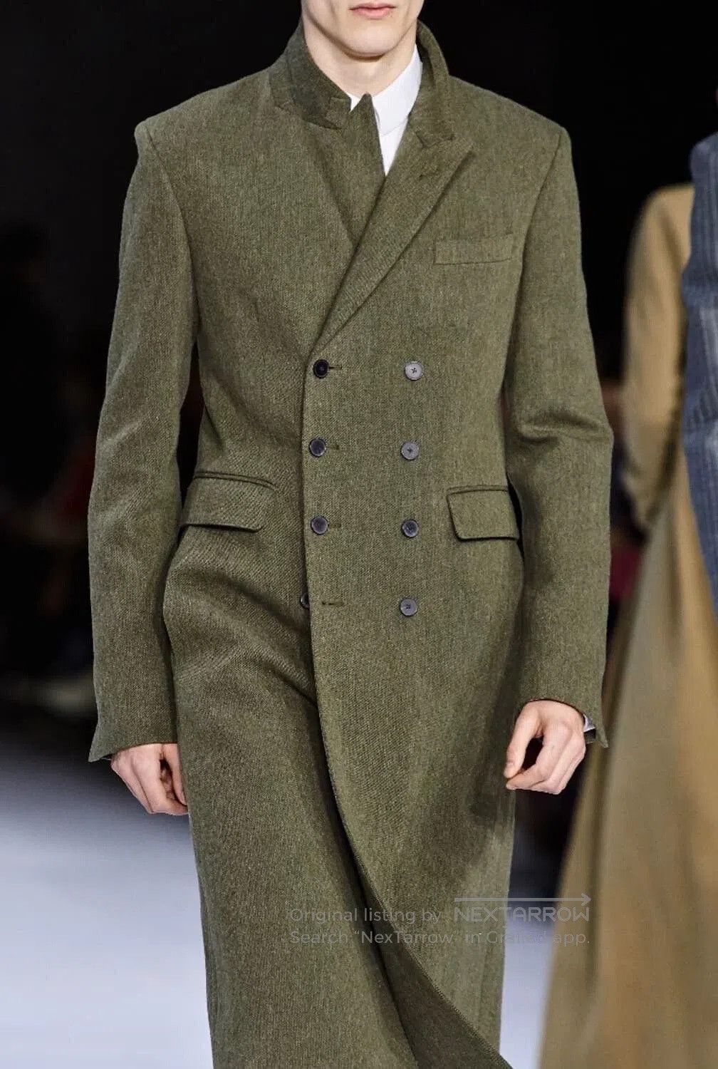 HAIDER ACKERMANN トレンチコート 46 Haider Ackermann // Black Floral Brocade Coat – VSP Consignment