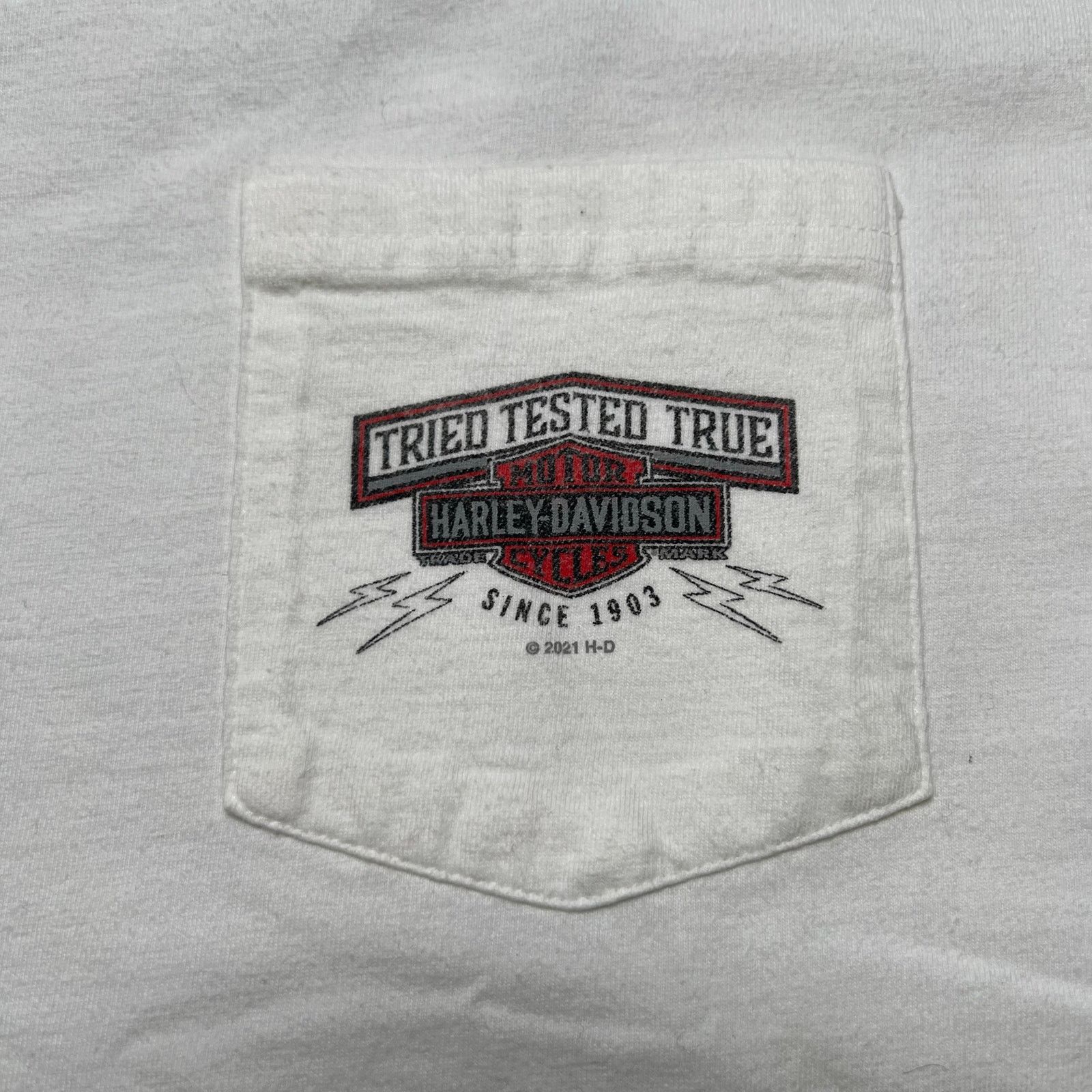 Harley Davidson Vintage Harley-Davidson Reno Nevada t-shirt Men Sz L/XL Y2K Size US XL / EU 56 / 4 - 2 Thumbnail