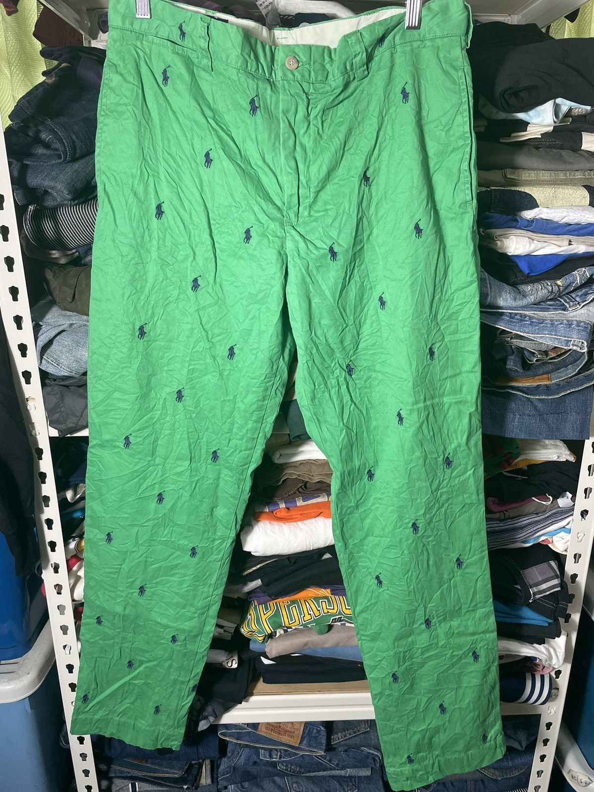 Vintage Vintage Polo Casual Pants All Over Print Size US 36 / EU 52 - 1 Thumbnail
