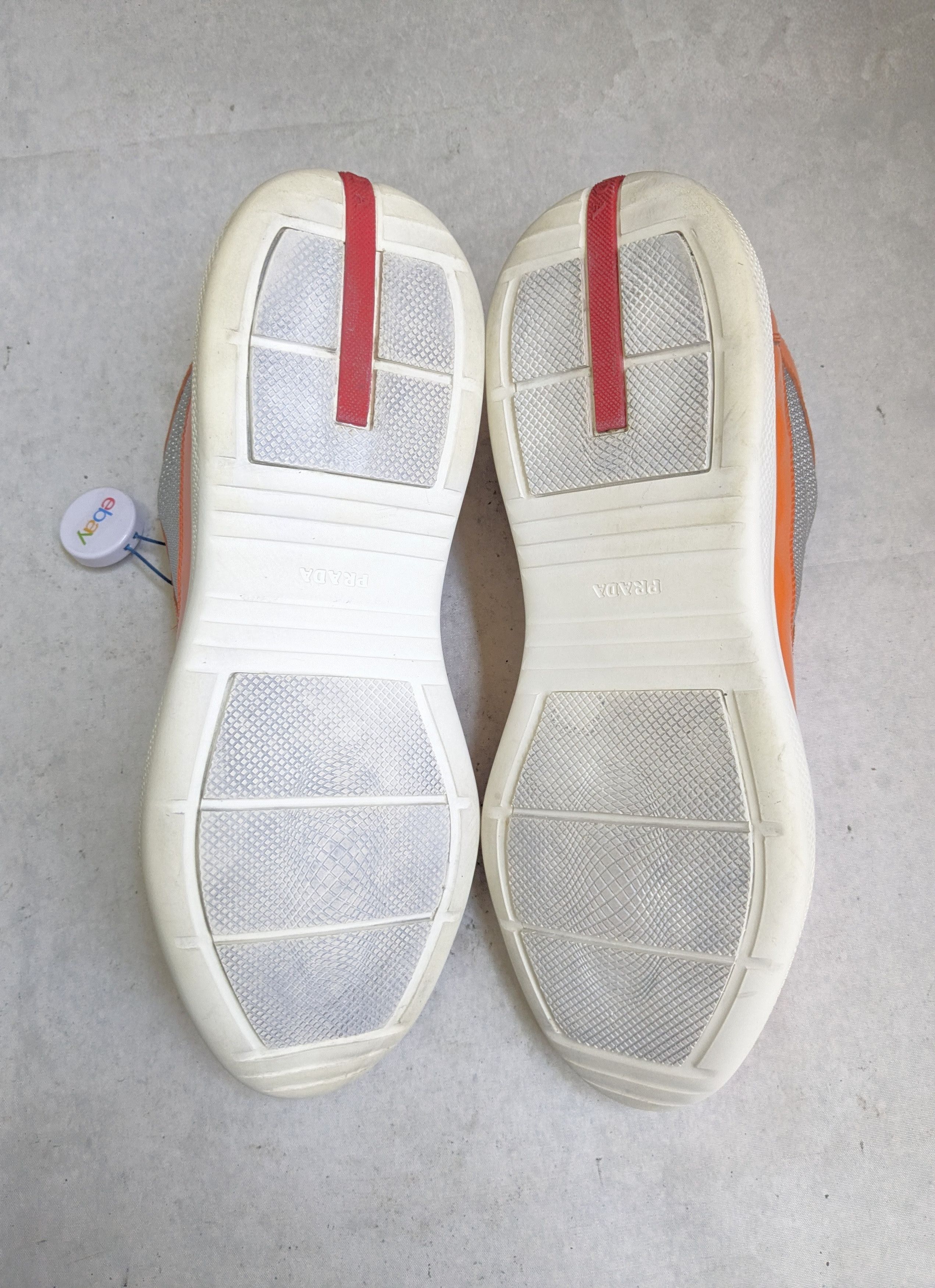 Prada Prada America's Cup Sneakers Orange 12 Patent Low Tops Size US 12 / EU 45 - 14 Thumbnail