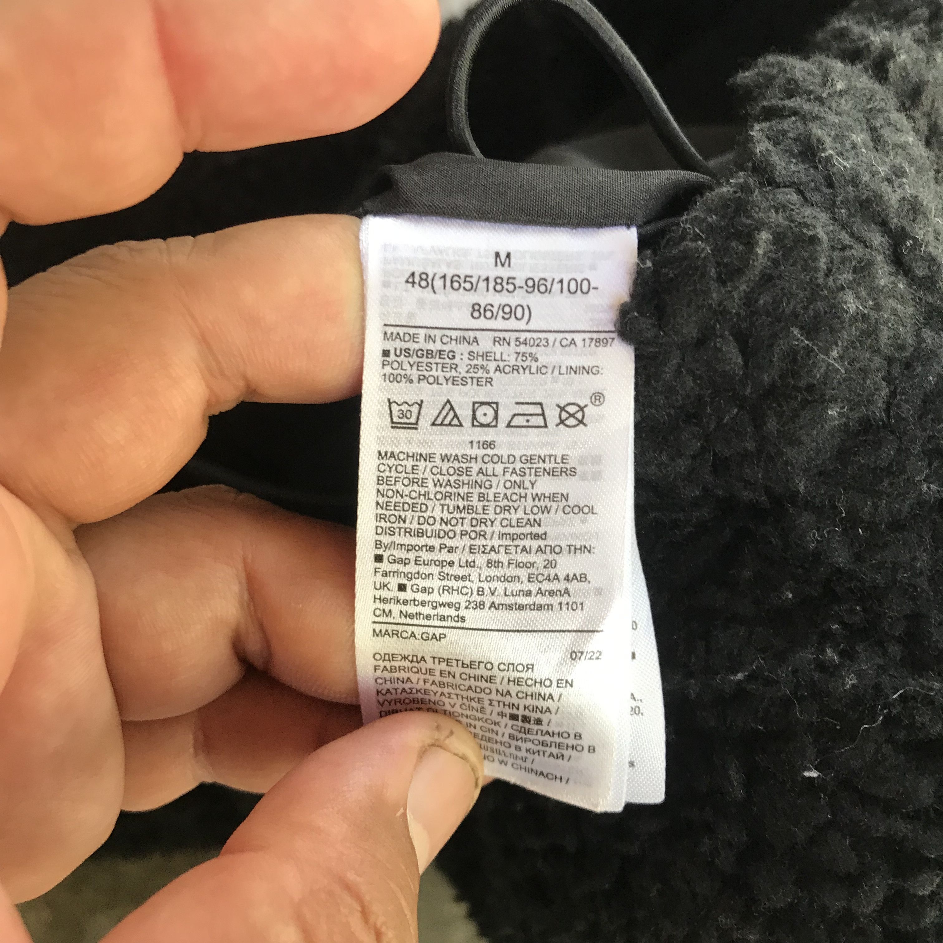 Gap Y2K GAP Fur Fleece Jacket Oversized / Medium Size Size US M / EU 48-50 / 2 - 11 Thumbnail