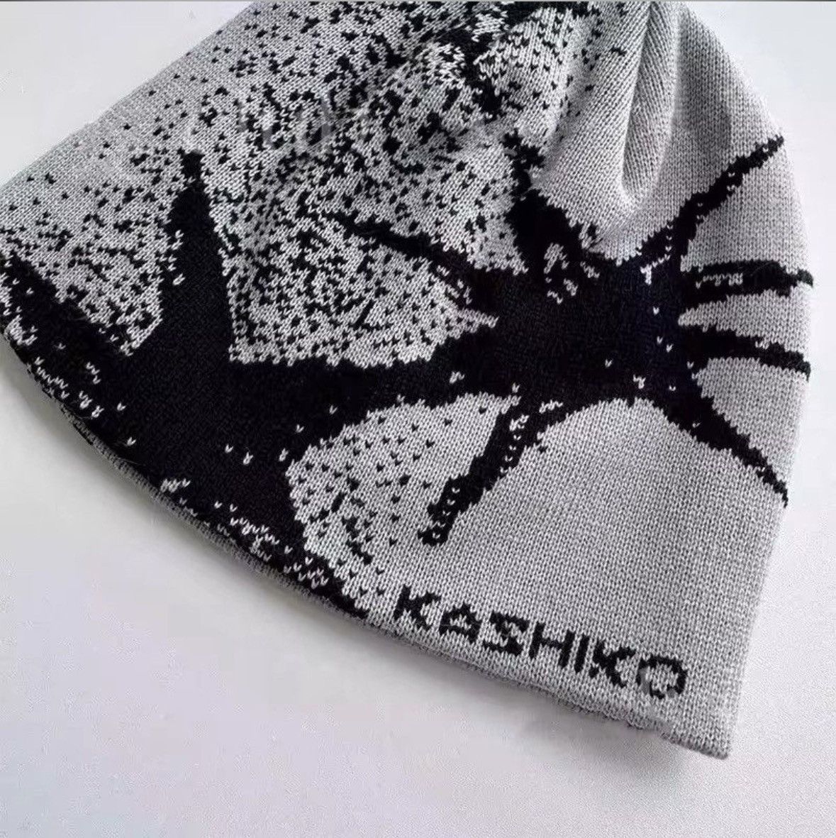 Japanese Brand Gothic Style Winter Beanie Hat Size ONE SIZE - 3 Thumbnail