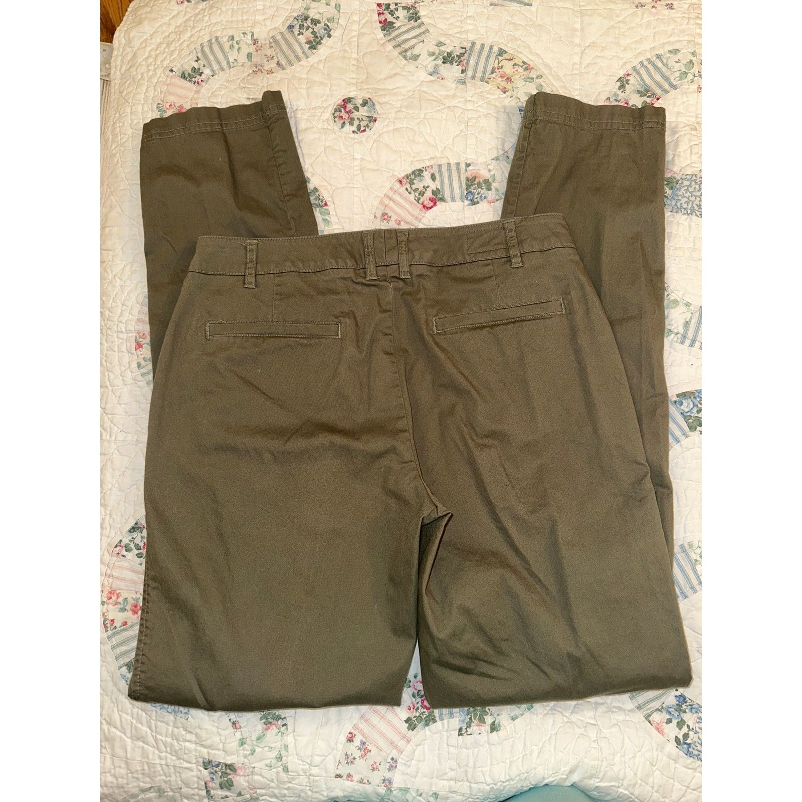 Pendleton PENDLETON CLASSIC OLIVE KHAKIS COTTON PANTS 4 Size 27" / US 4 / IT 40 - 10 Thumbnail