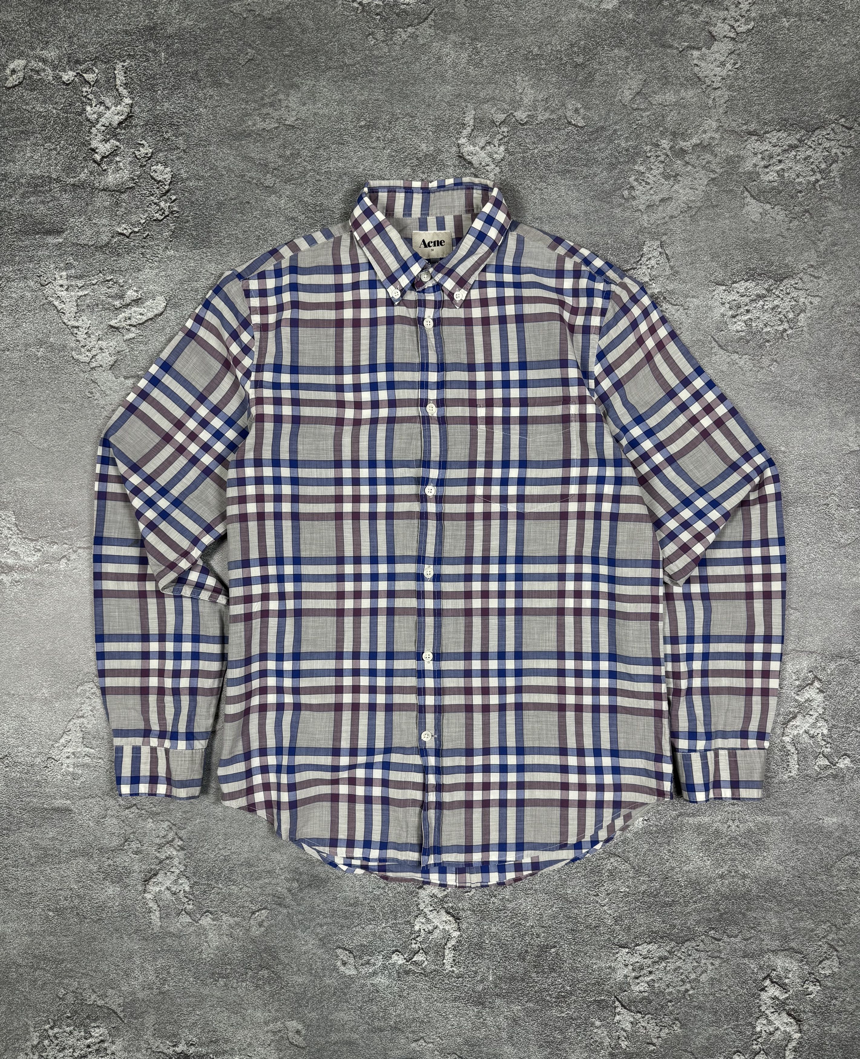 Acne Studios Acne Studios Plaid Button Shirt Size M Luxury Size US M / EU 48-50 / 2 - 1 Thumbnail