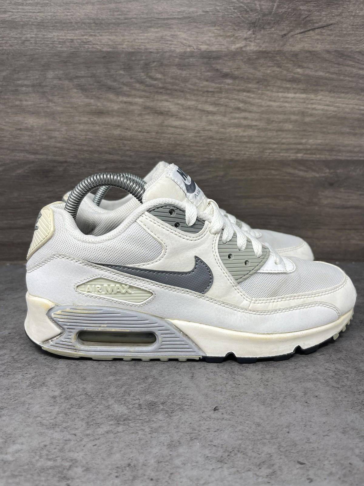 Nike Nike Air Max 90 Sneakers Womens Size 7.5 White Grey Size US 7.5 / IT 37.5 - 5 Thumbnail