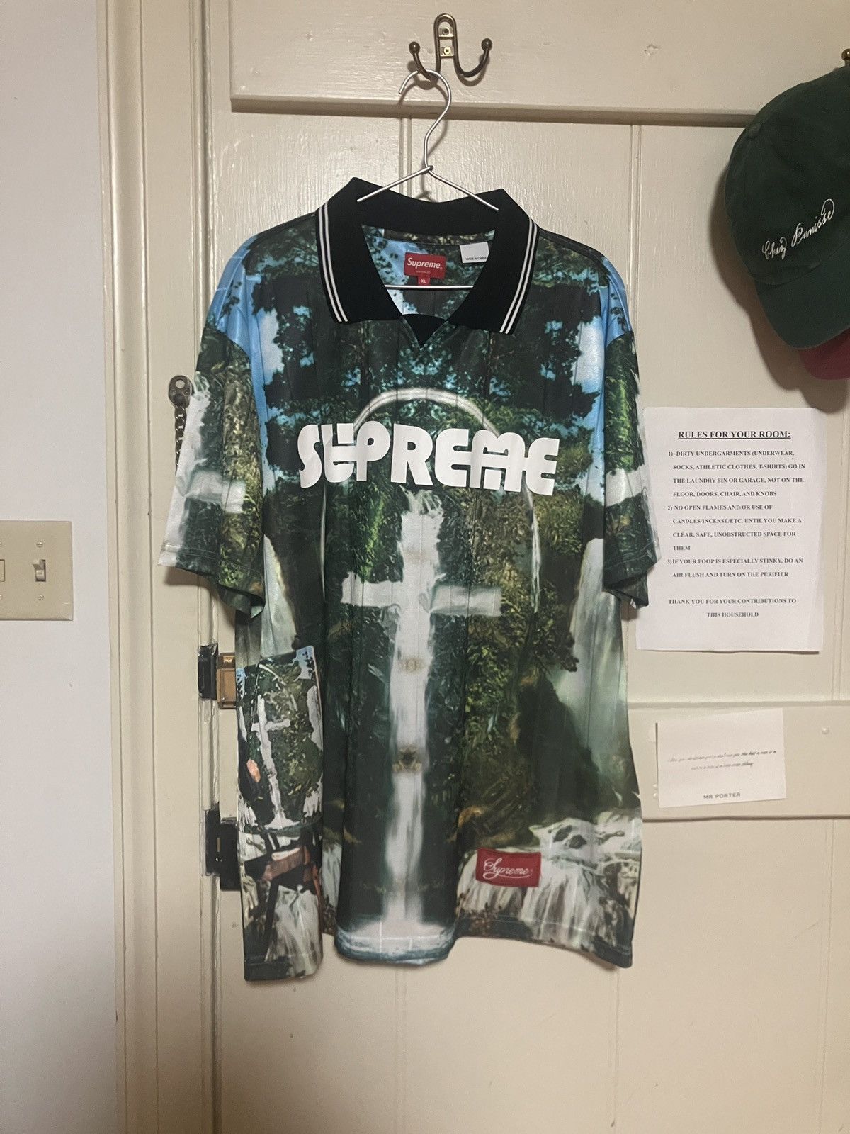 Supreme Supreme Spiderweb Football Jersey | Grailed