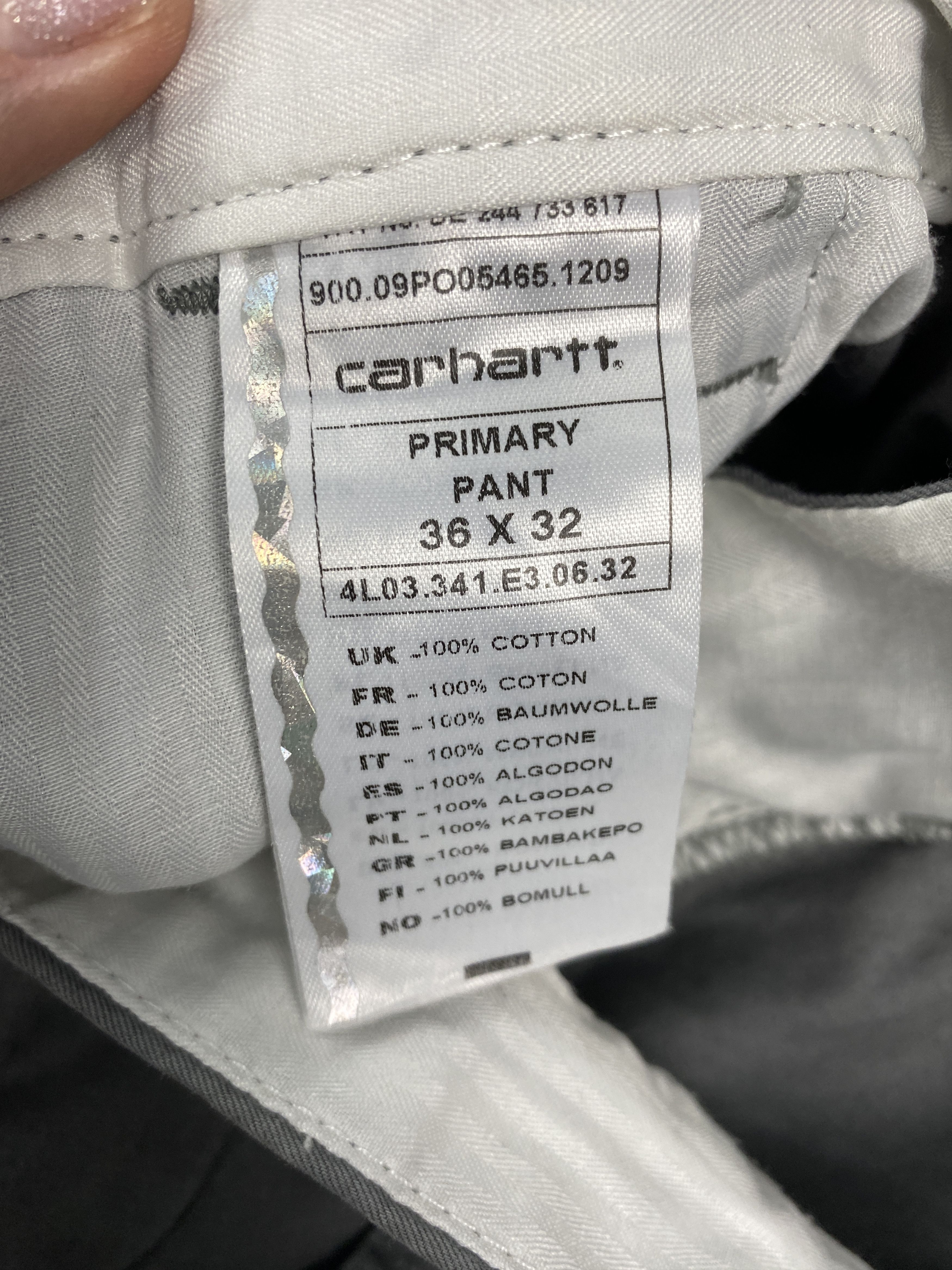 Carhartt × Carhartt Wip × Vintage Carhartt Wip vintage Primary chino pants y2k Size US 36 / EU 52 - 8 Thumbnail