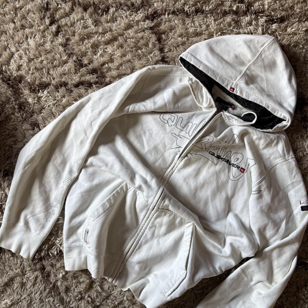 Quiksilver Men's quiksilver zip up hoodie Size US L / EU 52-54 / 3 - 1 Thumbnail