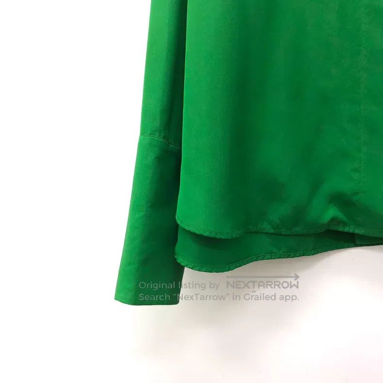 Loewe Loewe Green pocket logo embroidery mulberry silk collar lo Size XS / US 0-2 / IT 36-38 - 5 Thumbnail