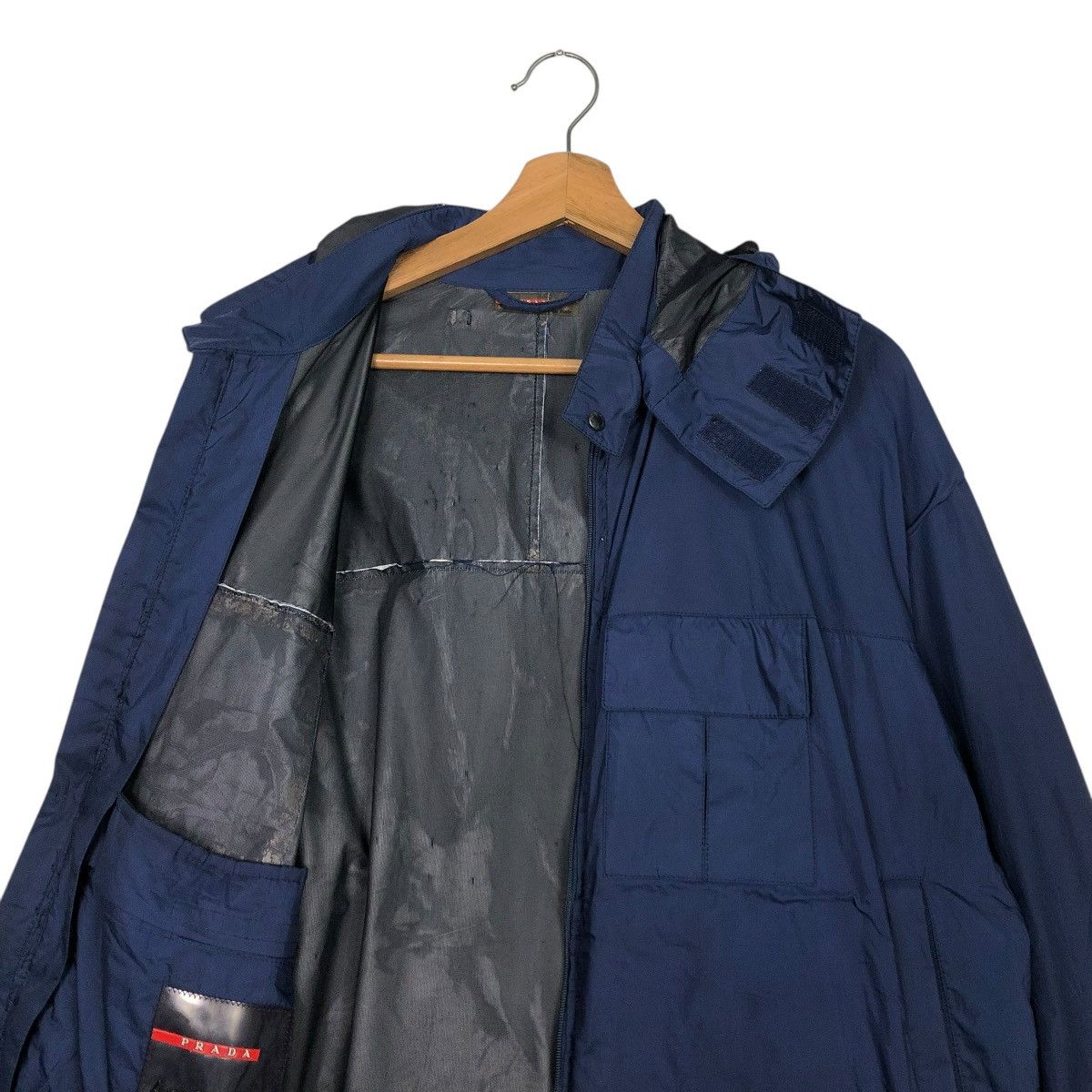 Prada 🔥VINTAGE BOMBER JACKET PRADA 3D POCKETS CARGO Size US M / EU 48-50 / 2 - 15 Thumbnail
