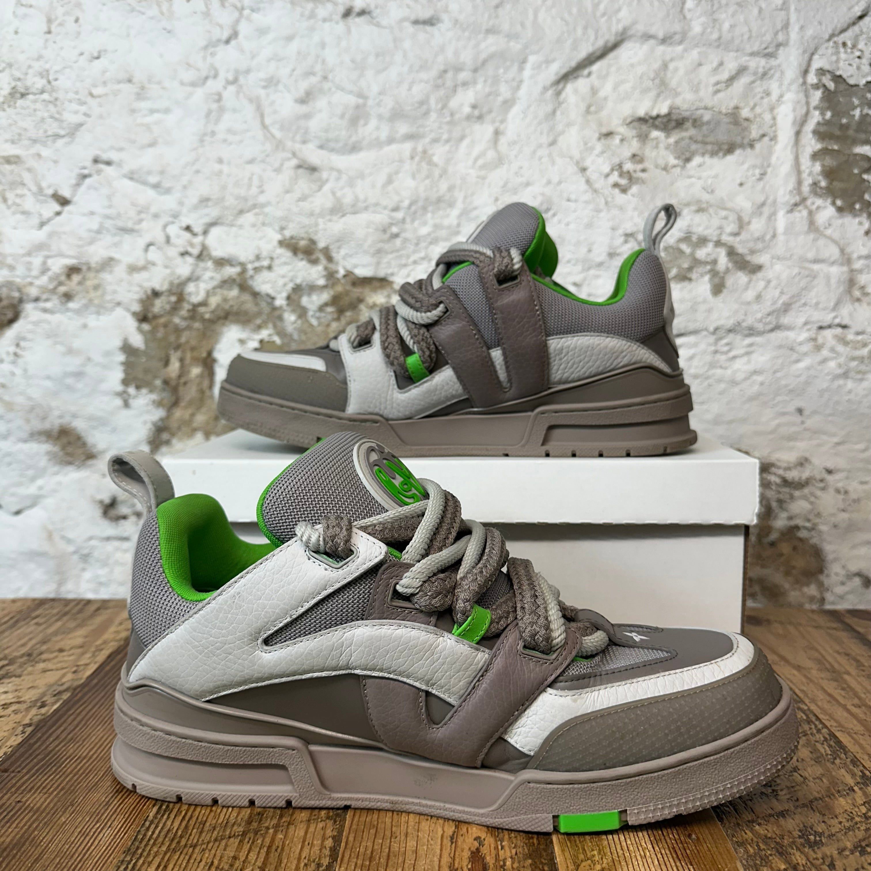 Louis Vuitton Louis Vuitton Colm Dillane Green Gray Skate Sz 10.5 (9LV) Size US 10.5 / EU 43-44 - 2 Thumbnail