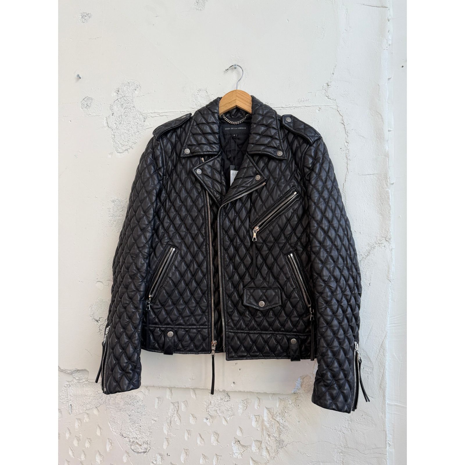 Cout de la Liberte Cout De La Liberte Van/Quilted Leather Moto Jacket Size US S / EU 44-46 / 1 - 1 Thumbnail