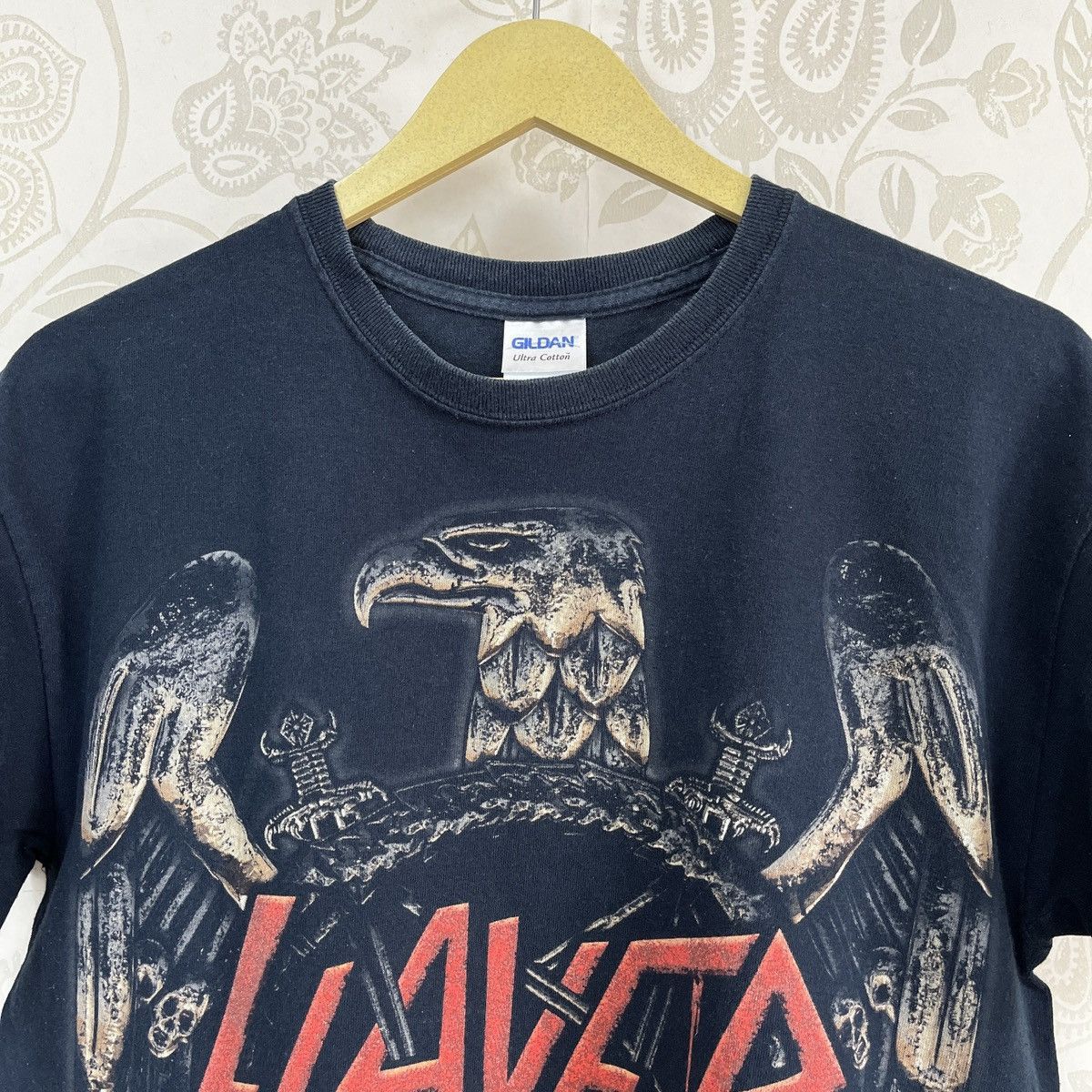 Slayer × Vintage Slayer World Tour 2012-2013 Full Printed Rock TShirt Size US M / EU 48-50 / 2 - 17 Thumbnail