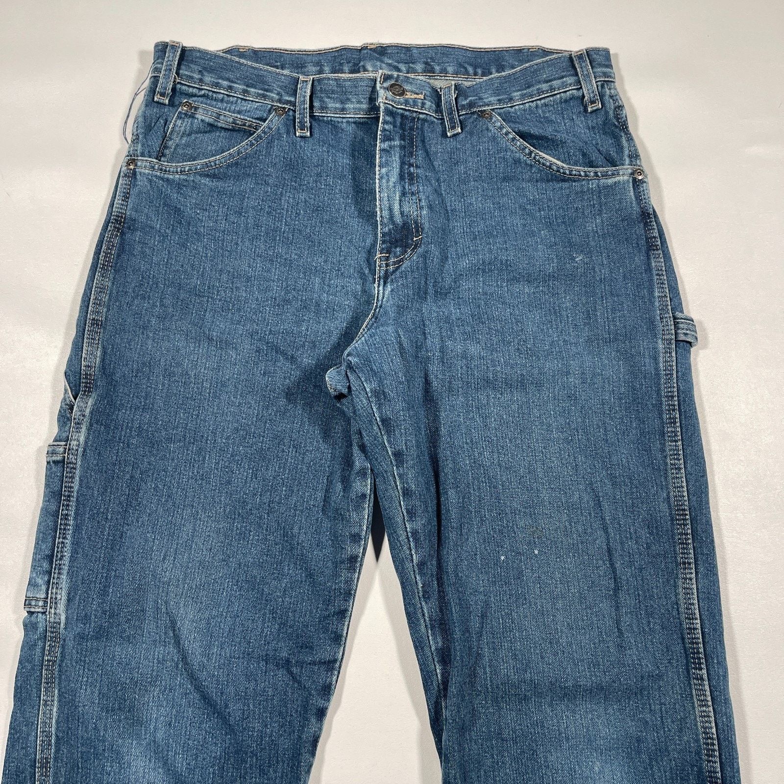 Dickies Dickies Carpenter Work Wear Blue Denim Jeans Size 32/32 B40 Size US 32 / EU 48 - 3 Thumbnail