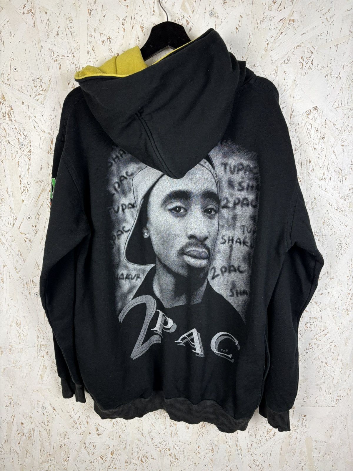 Band Tees 90s Tribal 2Pac Rap Hip Hop Black Vintage Hoodie Size L Size US L / EU 52-54 / 3 - 6 Thumbnail