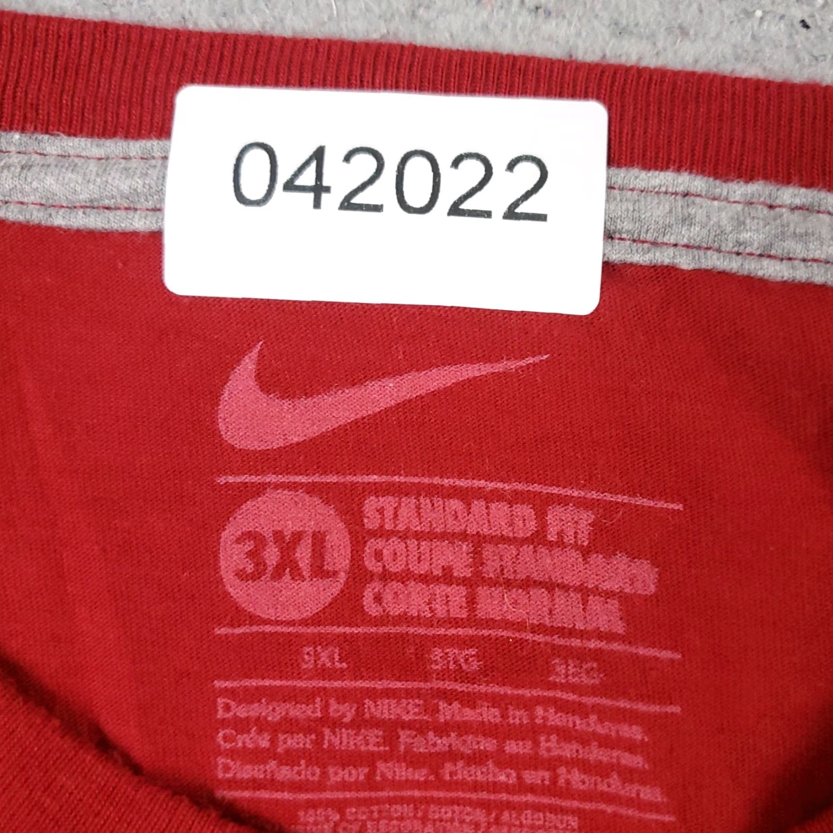 Nike VINTAGE? No, skip. Nike T Shirt Mens 3XL Red Logo Swoosh Casual Short Sleeve Adult Size US XXL / EU 58 / 5 - 6 Thumbnail