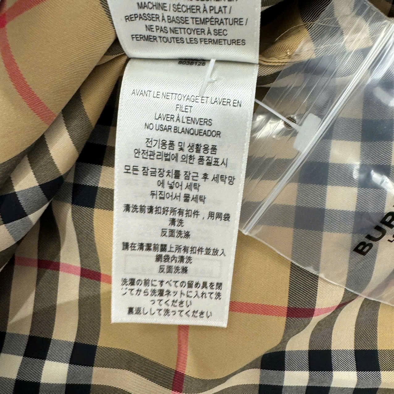 Burberry BURBERRY Love Print Vintage Check Cotton Shirt BEIGE Size XS / US 0-2 / IT 36-38 - 3 Thumbnail