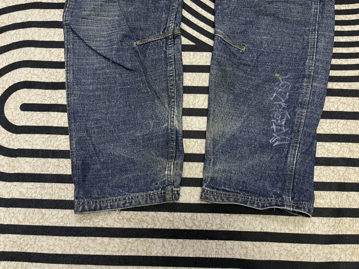 MasterPiece 2000s MASTERPIECE JAPAN BAGGY WASHABLE DISTRESSED JEANS Size US 32 / EU 48 - 4 Thumbnail