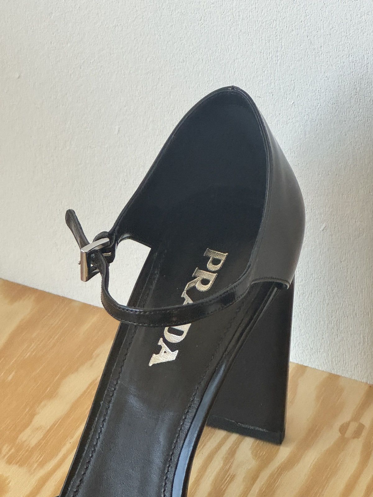 Prada Spazzolato heels Size US 10.5 / IT 40.5 - 4 Thumbnail