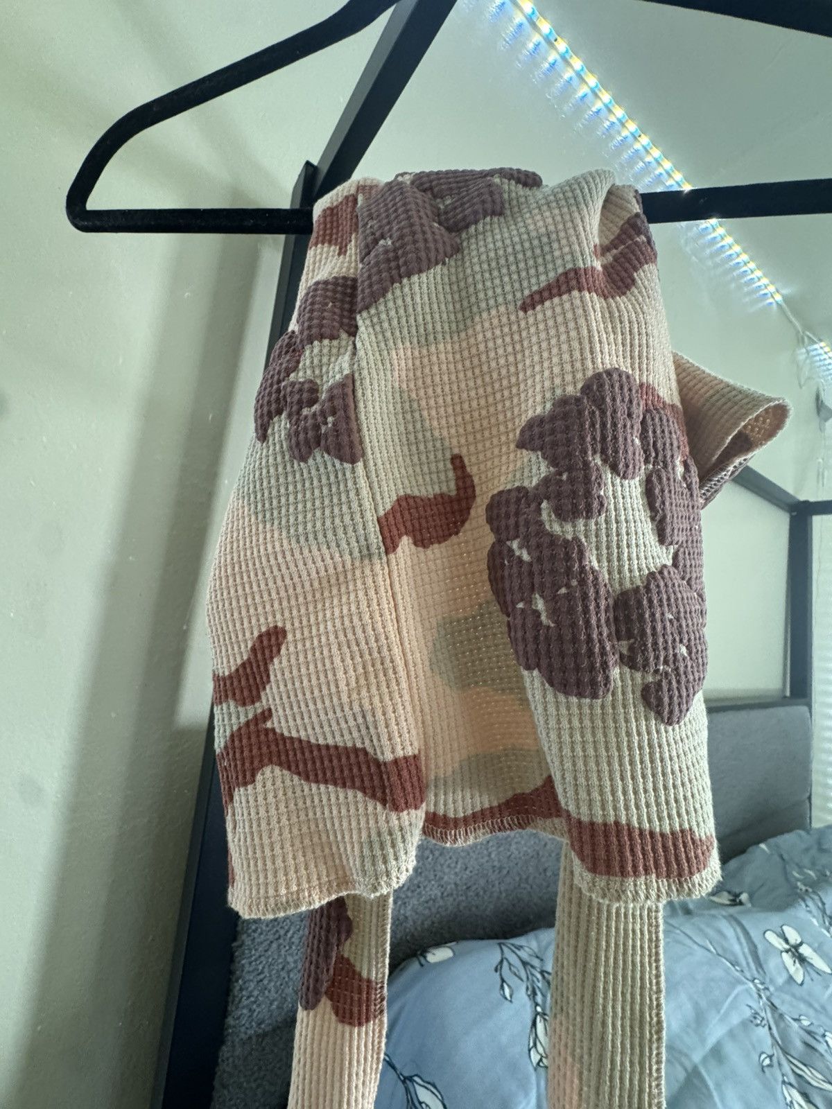 DENIM TEARS Tan Camo Cotton Wreath Durag Size ONE SIZE - 3 Thumbnail