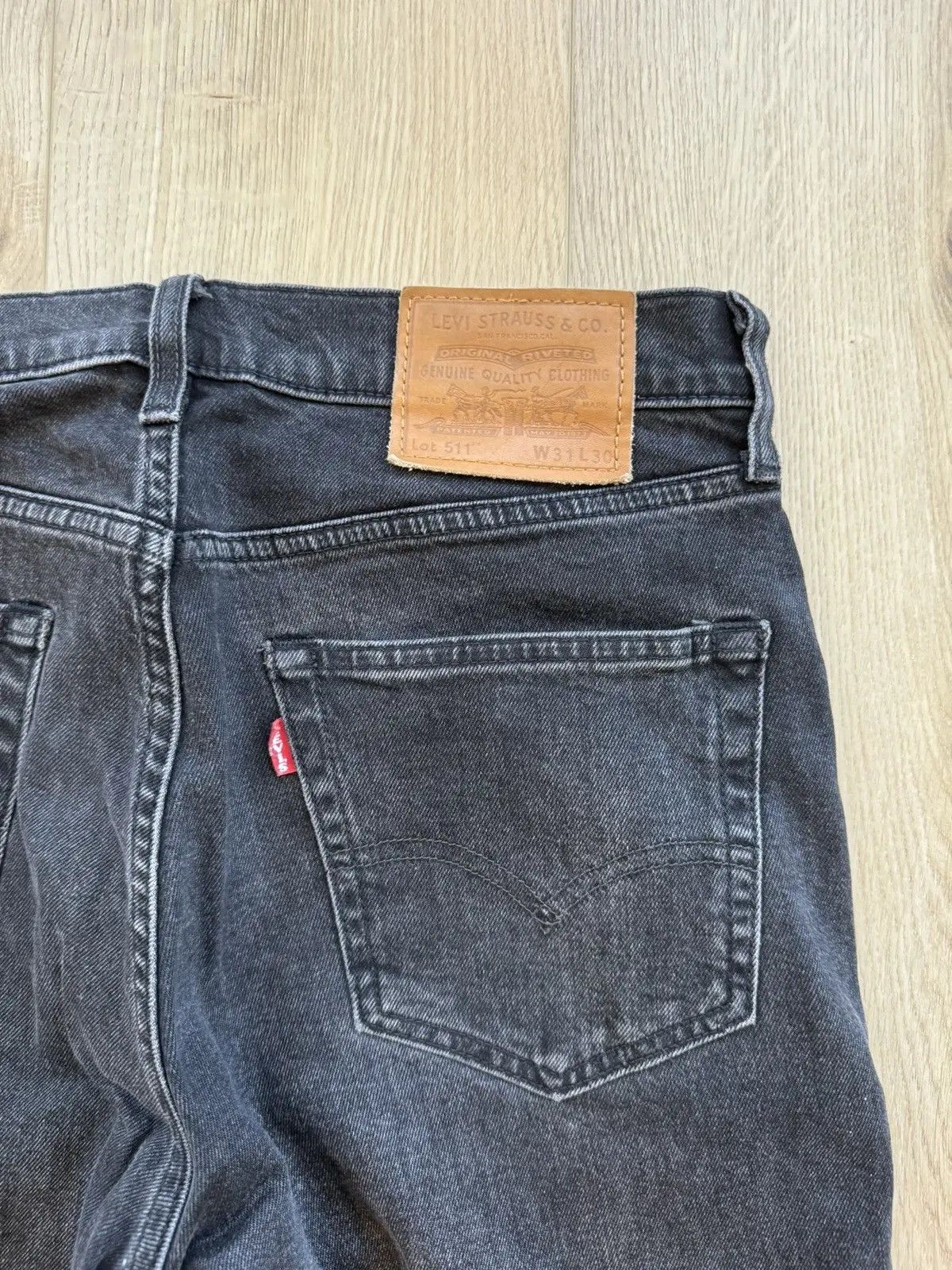 Levi's Levi’s 511 Slim Flex Fit - Washed Grey - 31x30 Size US 31 - 4 Thumbnail
