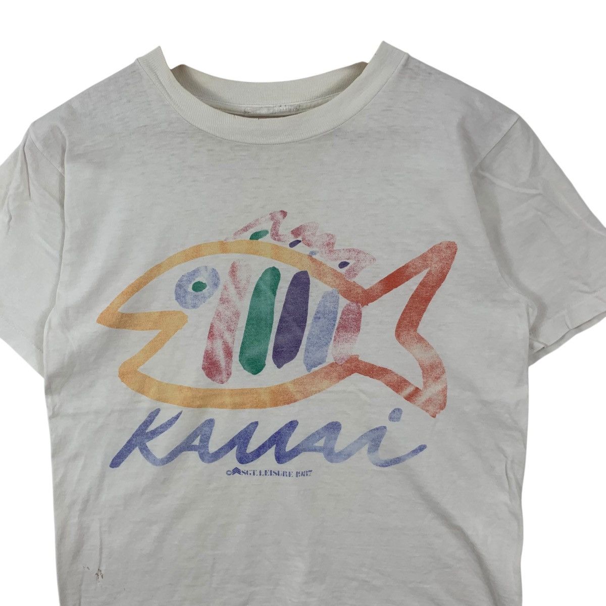 Vintage Vintage 1987 HAWAII KAUAI ISLAND Sgt. Leisure Fish Tee Size S / US 4 / IT 40 - 5 Thumbnail