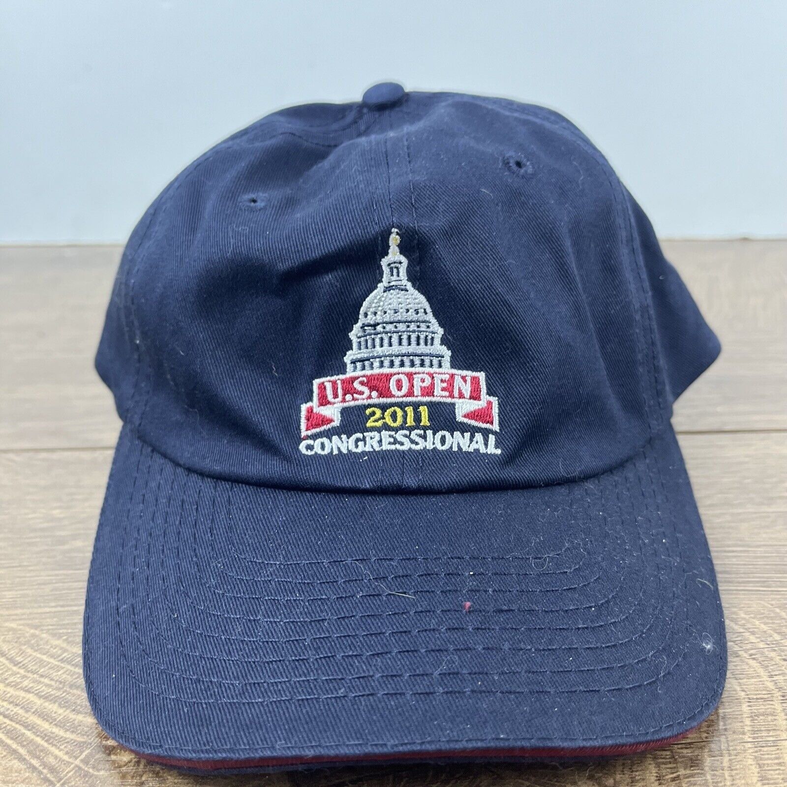 Other 2011 Congrssional US Open Hat Blue Adjustable Hat Blue Adult Size ONE SIZE - 5 Thumbnail