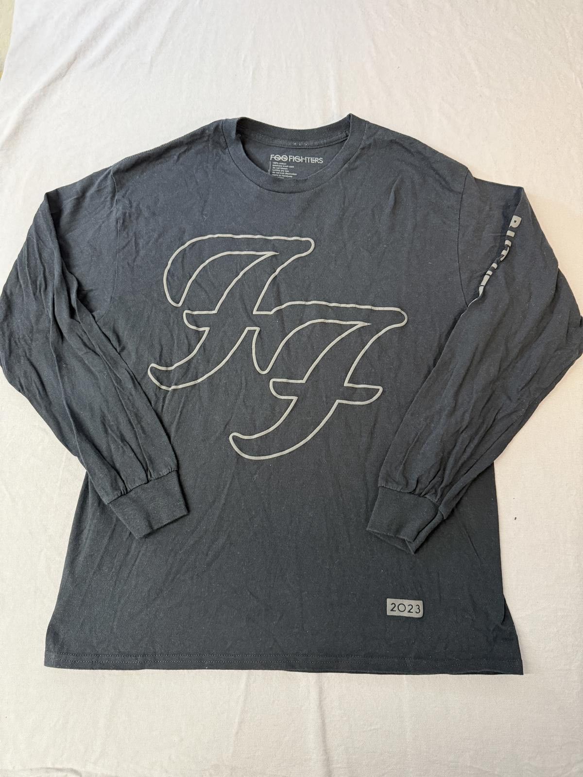 Designer Foo Fighters Logo Long Sleeve Tee 2023 But Here We Are - L Size US L / EU 52-54 / 3 - 1 Thumbnail