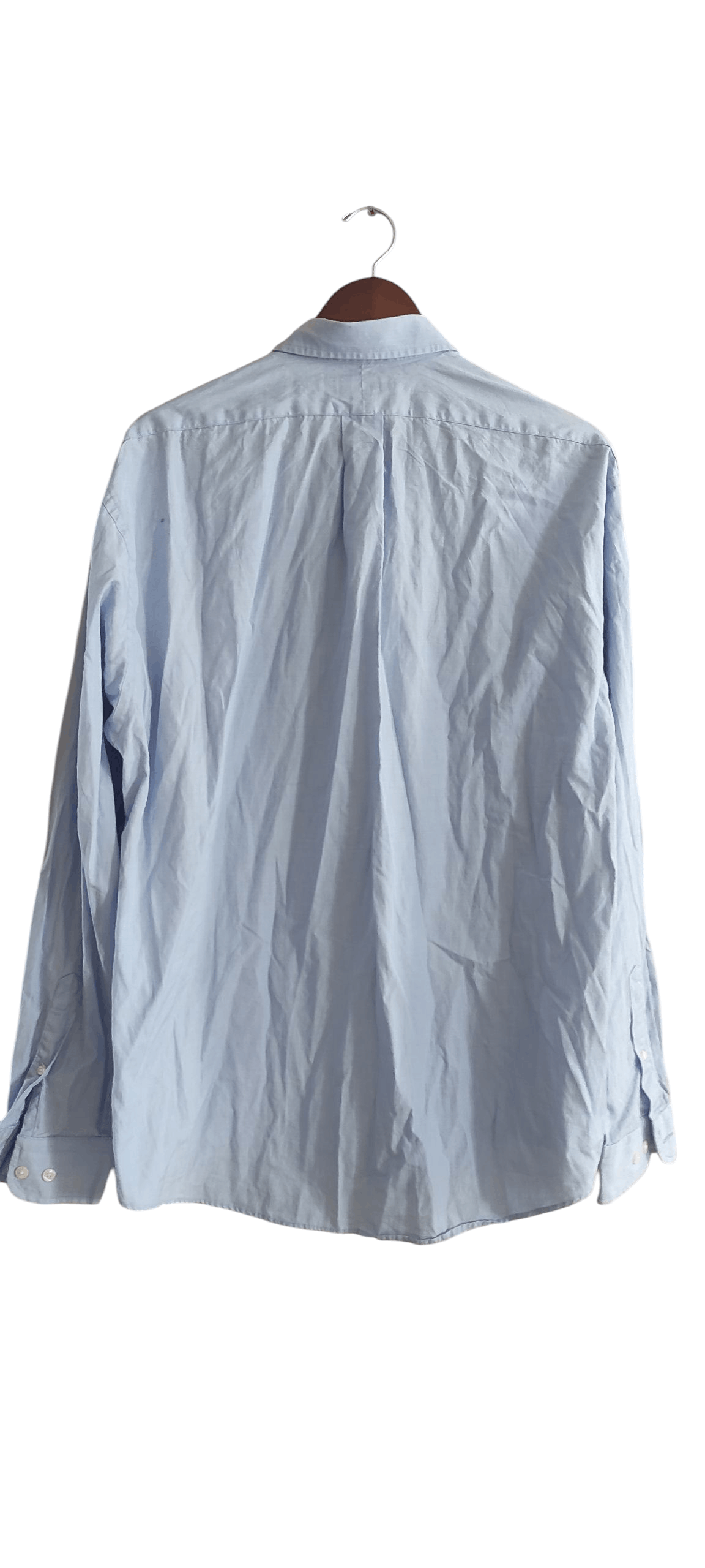 Saint Laurent Paris × Yves Saint Laurent Yves Saint Laurent Mens Sky Blue Dress Shirt Size XL Size US XL / EU 56 / 4 - 2 Thumbnail