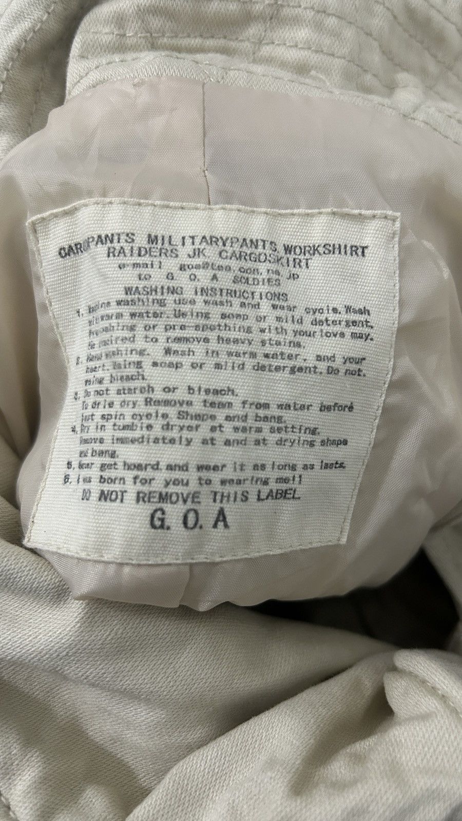 GOA GOA Japanese Military Jacket Punk Size ONE SIZE - 4 Thumbnail