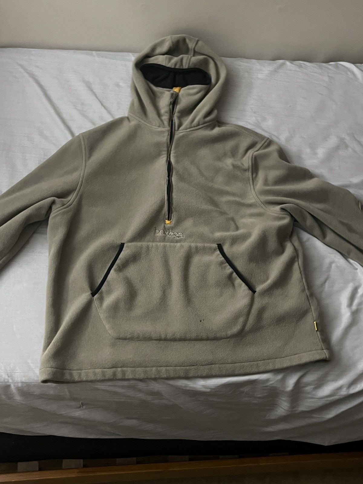 Bodega Bodega Incognito 1/4 Zip Pullover Hoodie Size US L / EU 52-54 / 3 - 1 Thumbnail