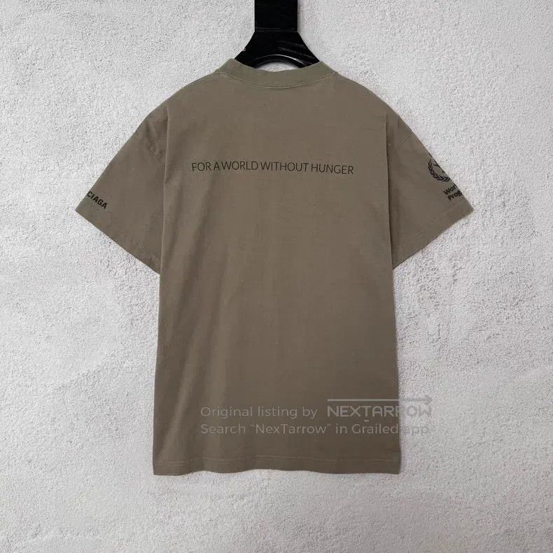 Balenciaga Balenciaga WFP Logo Embroidered Short Sleeve T-Shirt - Bro Size US XS / EU 42 / 0 - 2 Thumbnail