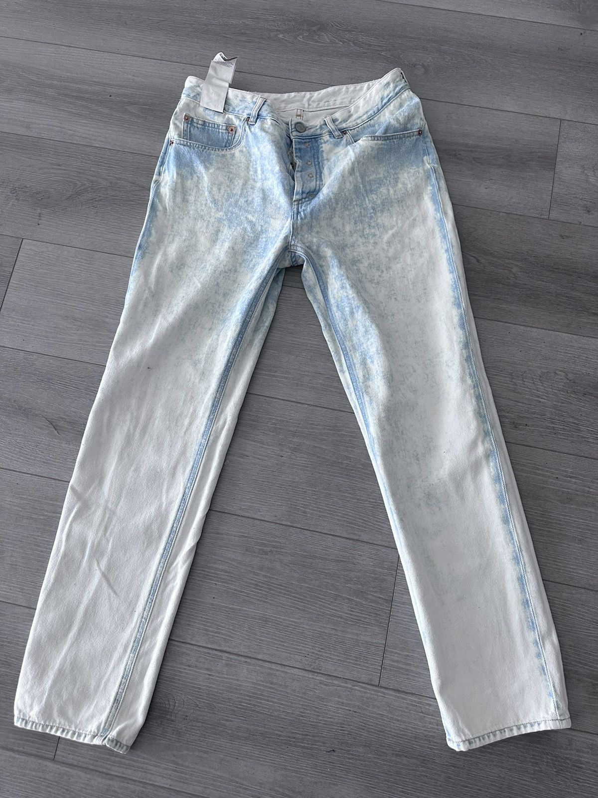 image of Maison Margiela Reversible Jeans in White, Men's (Size 30)