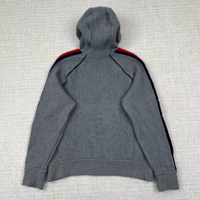 Gucci Gucci SS22 three-color striped decorative hooded sweatshirt Size US XL / EU 56 / 4 - 2 Thumbnail