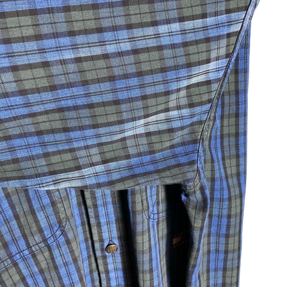 Tommy Hilfiger × Vintage Vintage 90s Tommy Hilfiger Jeans Flannel Jeans Collar Shirt Size US L / EU 52-54 / 3 - 11 Thumbnail