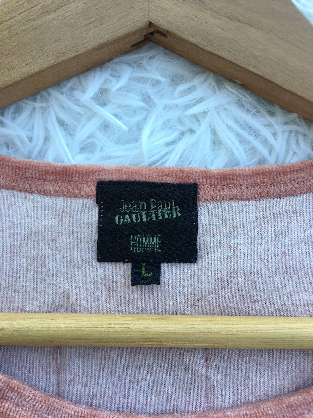 Jean Paul Gaultier Rare Vintage Jean Paul Gaultier Homme Velvet Tshirt Size US M / EU 48-50 / 2 - 7 Thumbnail