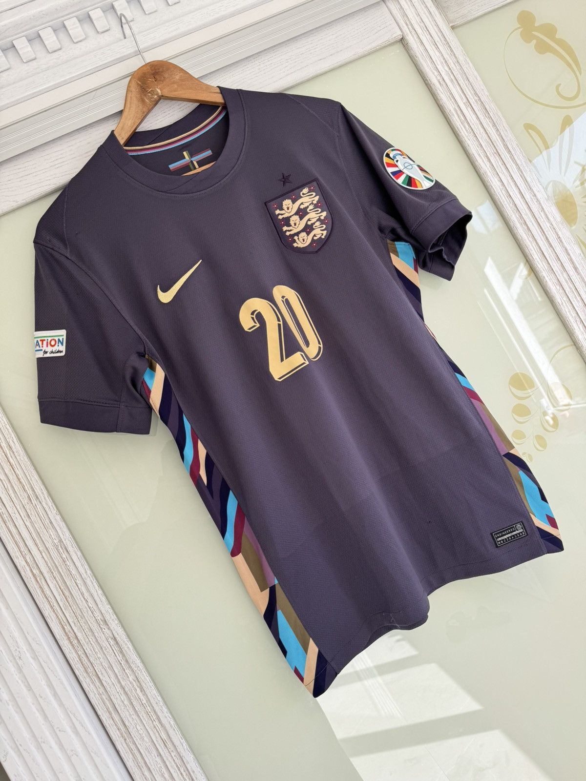Nike Bowen #20 England 2024-2025 Euro Away Soccer Jersey Shirt Size US S / EU 44-46 / 1 - 6 Thumbnail