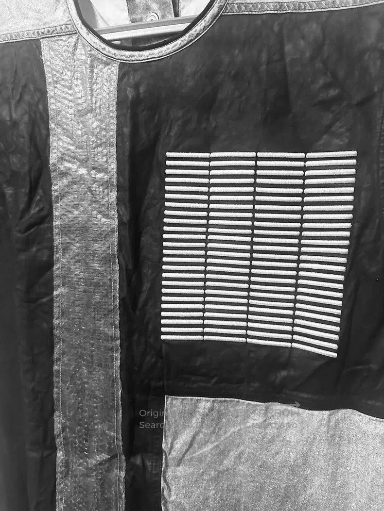 Rick Owens Rick Owens Cyclops grey sleeve multi-material patchwork sh Size US M / EU 48-50 / 2 - 2 Thumbnail