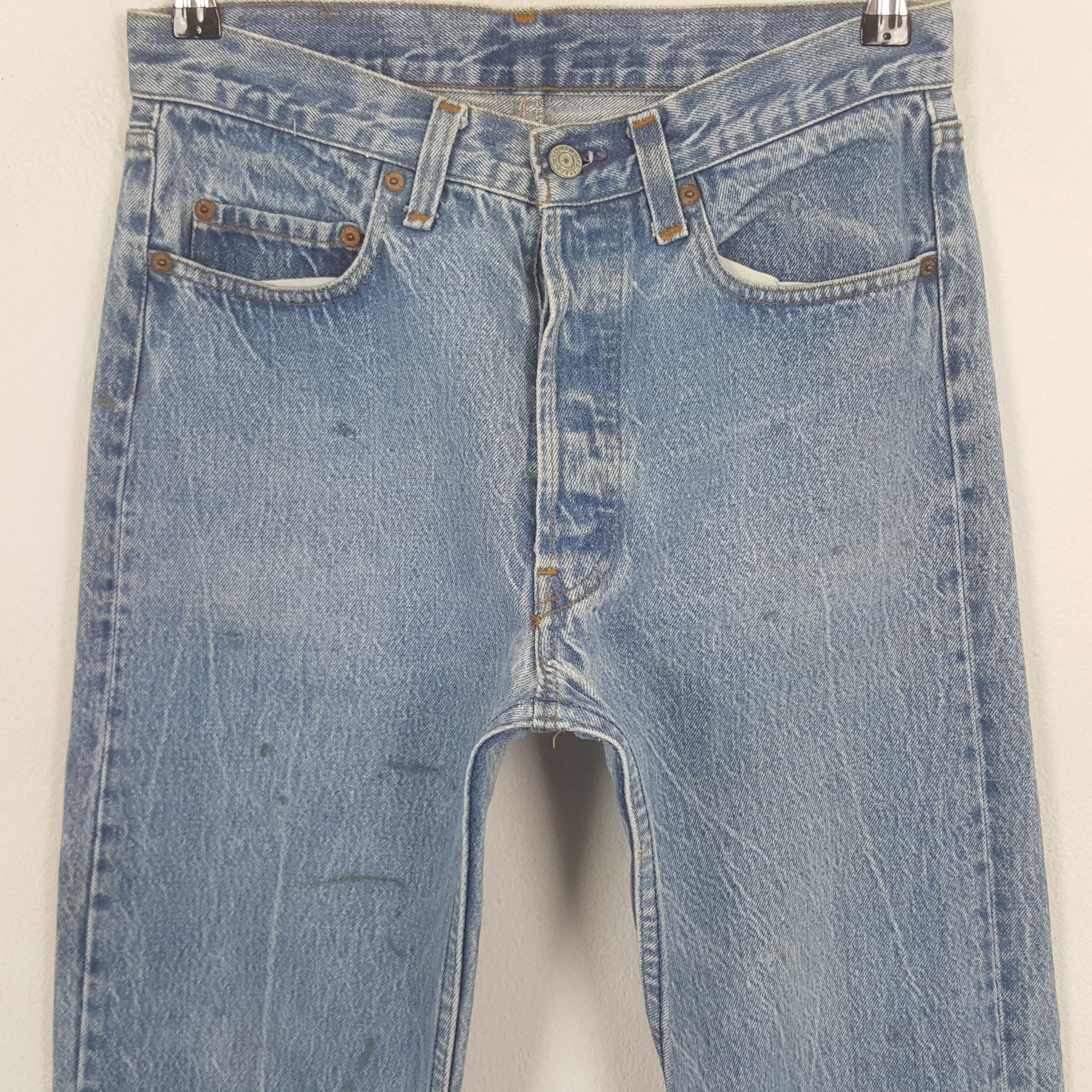 Levi's Vintage Levi Strauss & Co 501 American Denim Jeans RR15 Size US 29 - 2 Thumbnail