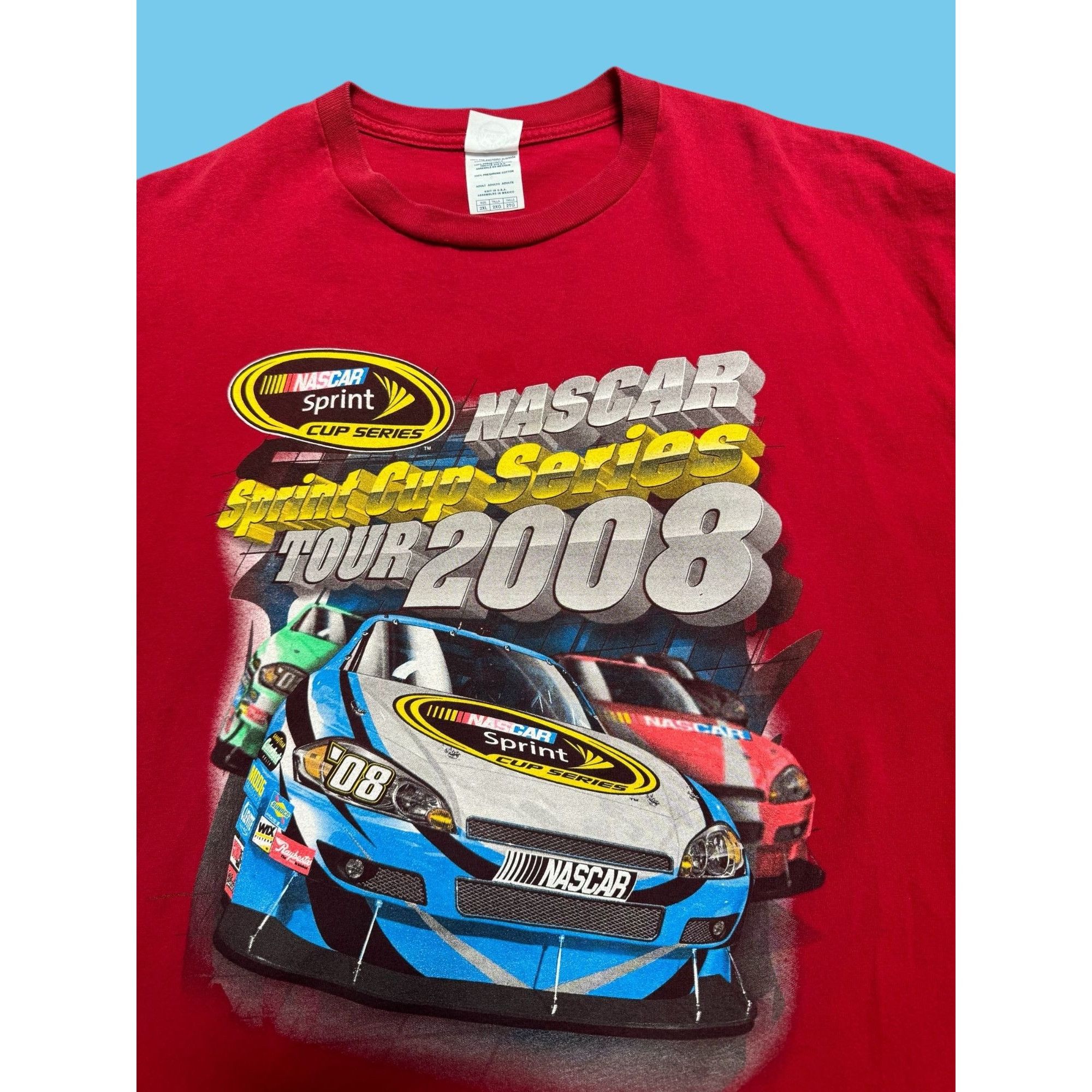 NASCAR NASCAR 2008 "Supercup Series Tour" T-Shirt Size US XXL / EU 58 / 5 - 2 Thumbnail