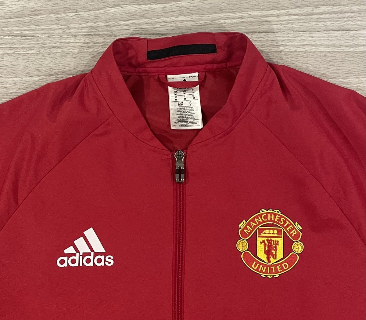 Adidas Adidas 2015/16 Manchester United Jacket Men’s Size Medium Size US M / EU 48-50 / 2 - 2 Thumbnail